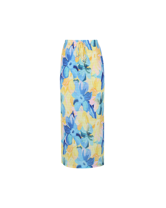 MIAMI CRINKLE SKIRT BUTTERCUP