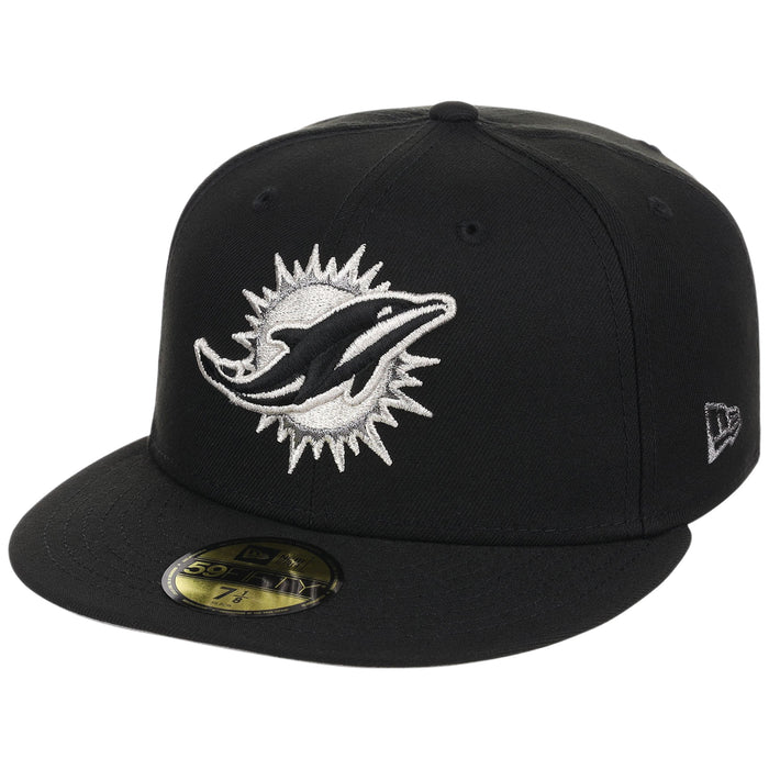 Miami Dolphins NFL Liquid Titanium New Era 59FIFTY