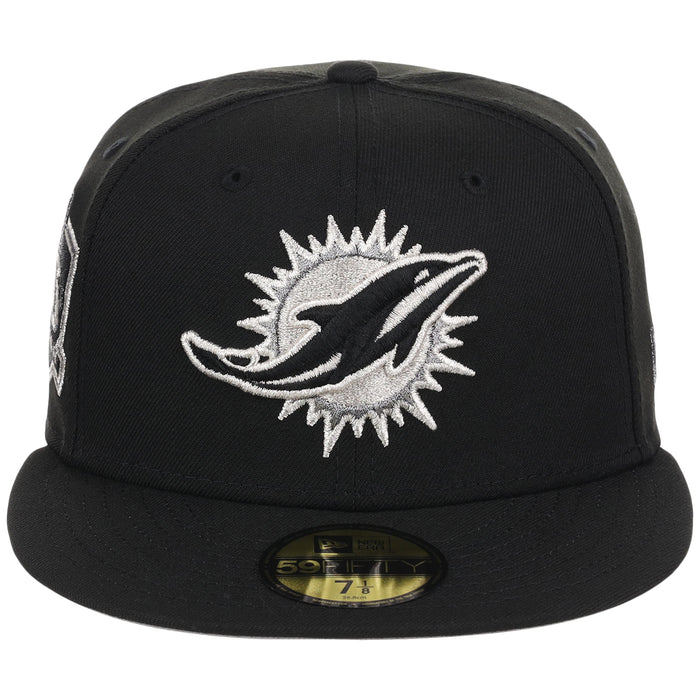 Miami Dolphins NFL Liquid Titanium New Era 59FIFTY