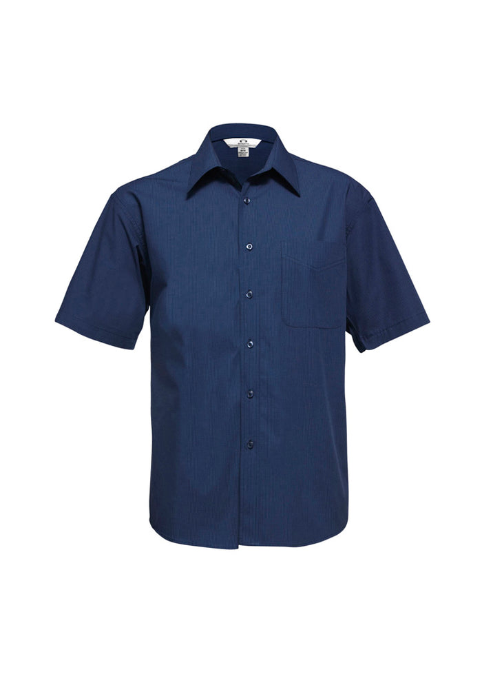 Micro Check Mens S/S Shirt SH817