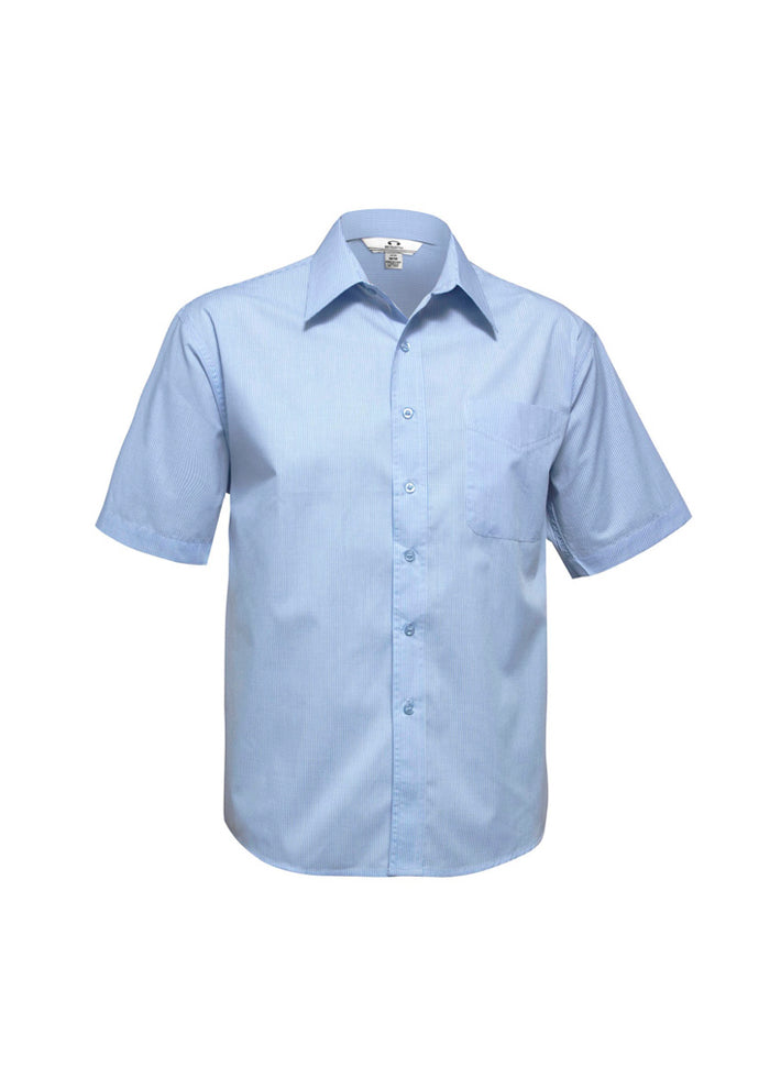 Micro Check Mens S/S Shirt SH817