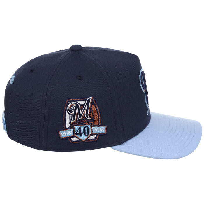 Milwaukee Brewers MLB Ocean Sky Mitchell & Ness Pro Pinch