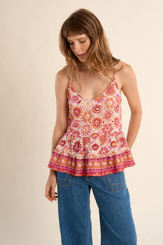 Molly Bracken Printed Tank Top