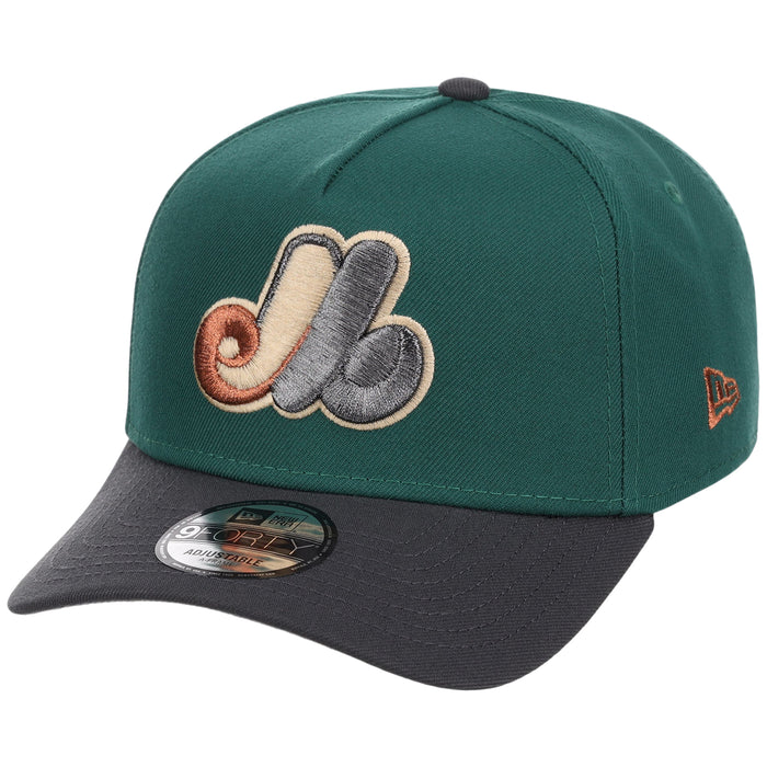 Montreal Expos MLB Emerald Graphite New Era 9FORTY