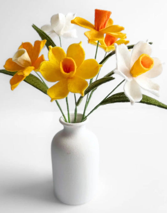 Narcissus Felt Flower Craft Kit , The Handmade Florist