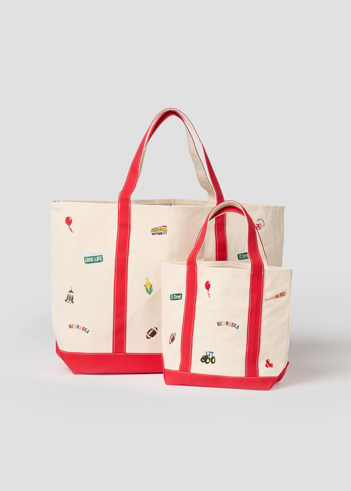 Nebraska Icons Small Tote