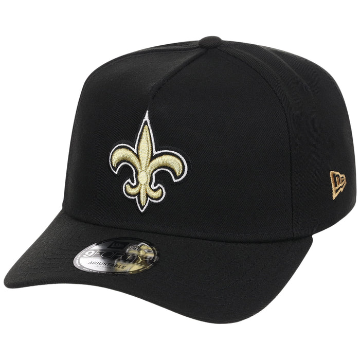 New Orleans Saints NFL Black Dome New Era 9FORTY A-Frame