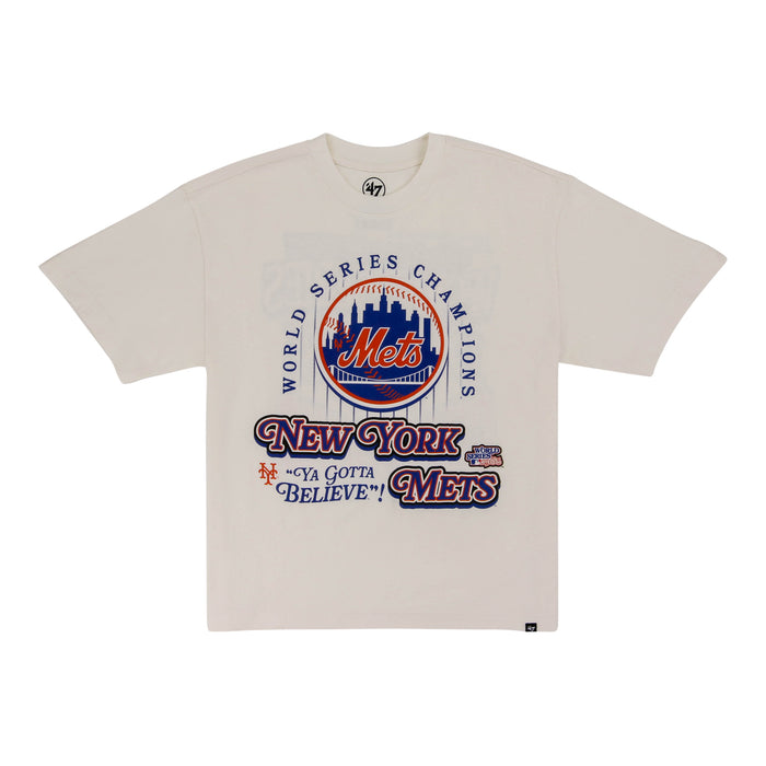 New York Mets 1986 Champs Off-White '47 T-Shirt