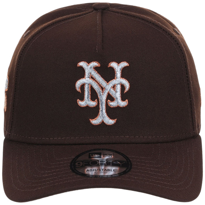 New York Mets MLB Frosted Bark New Era 9FORTY A-Frame