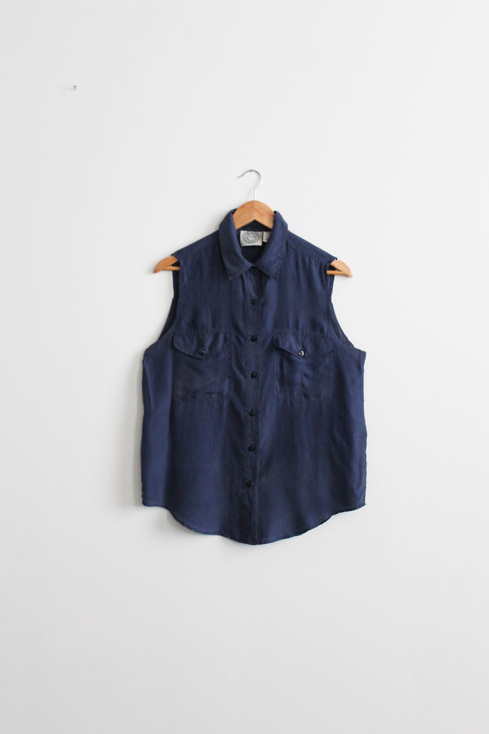 nightingale silk button up