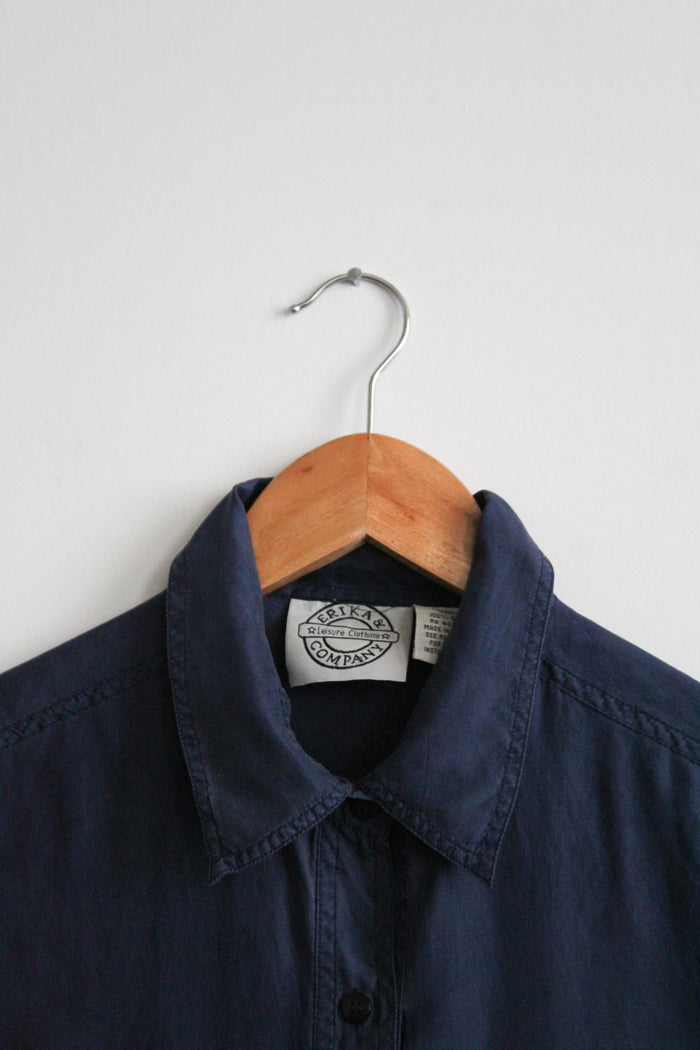 nightingale silk button up