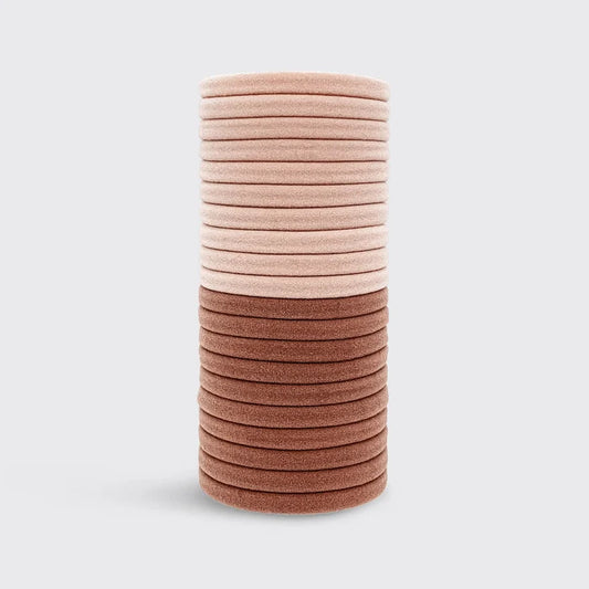 Nylon Elastics | Blush | 20pc