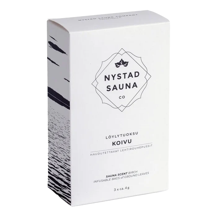 Nystad Sauna Scent Bjørk løylytuoksu pakning