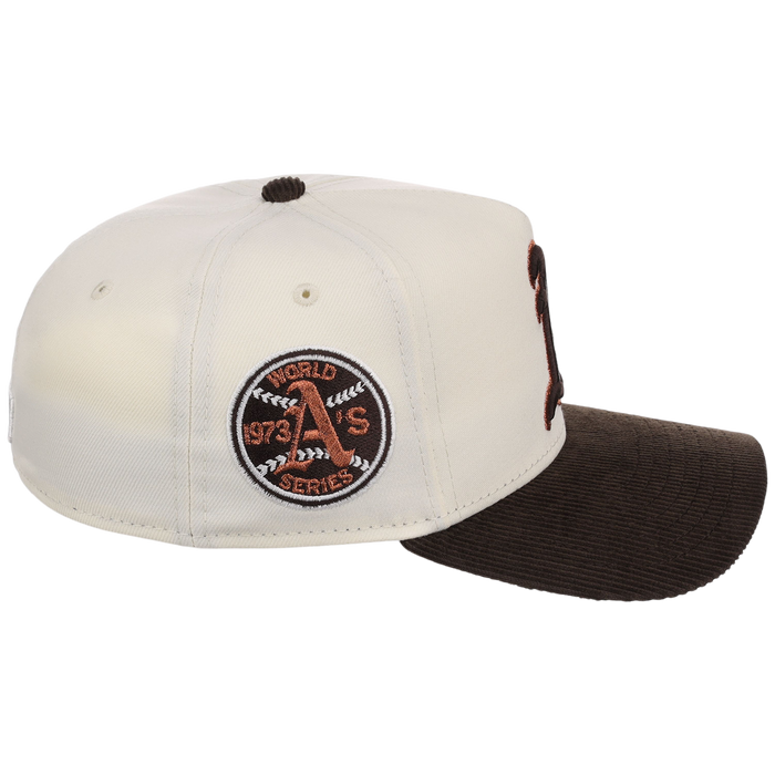 Oakland Athletics MLB Chrome Walnut Cord New Era 59FORTY