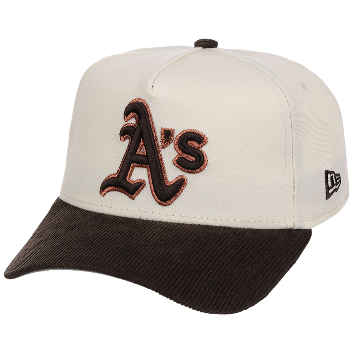 Oakland Athletics MLB Chrome Walnut Cord New Era 59FORTY