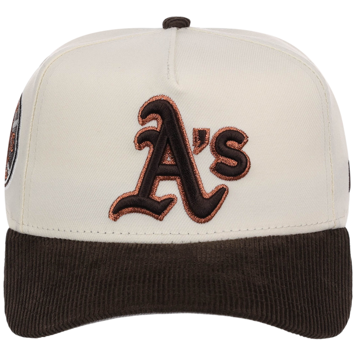 Oakland Athletics MLB Chrome Walnut Cord New Era 59FORTY