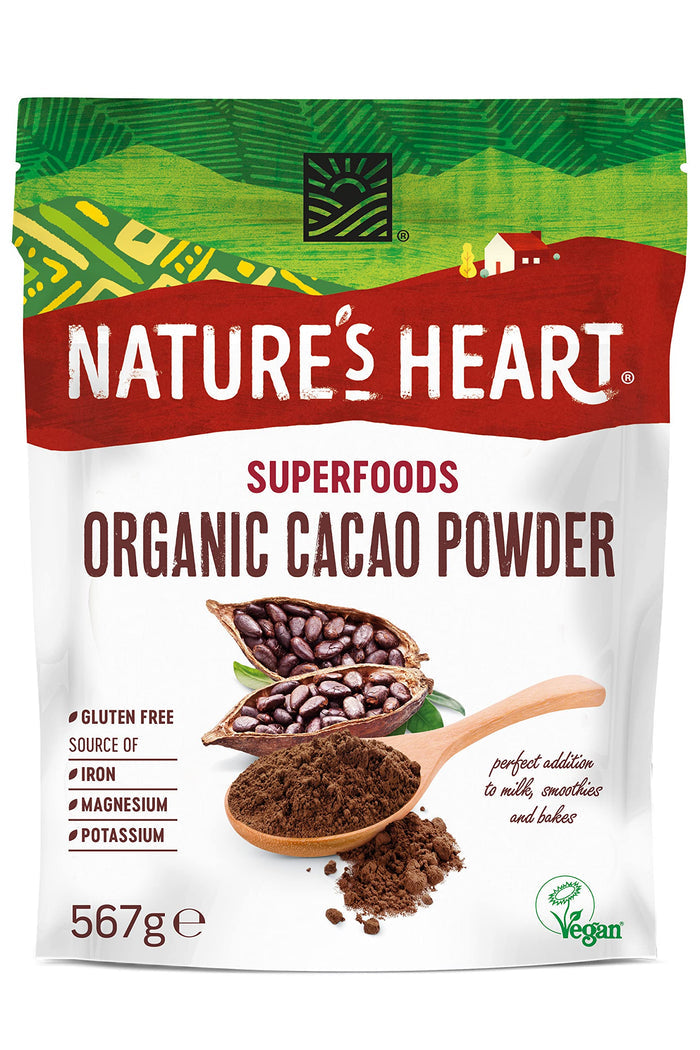 Organic Cacao Powder Nature's Heart 567g