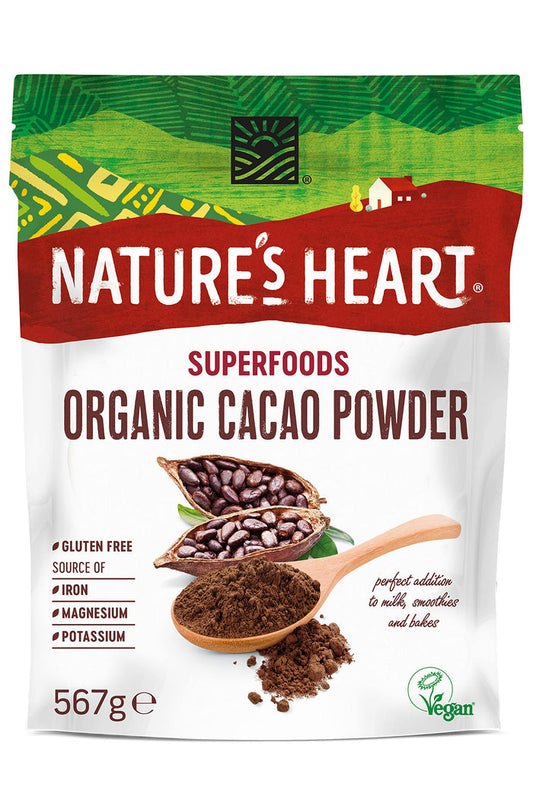 Organic Cacao Powder Nature's Heart 567g