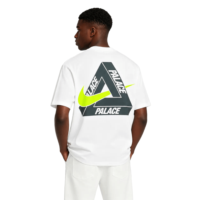 Palace x Nike Tri Swoosh T-Shirt White - AFewVibe