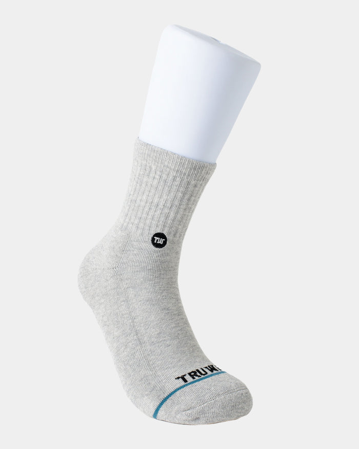 Paramount Heather Grey Dress Socks