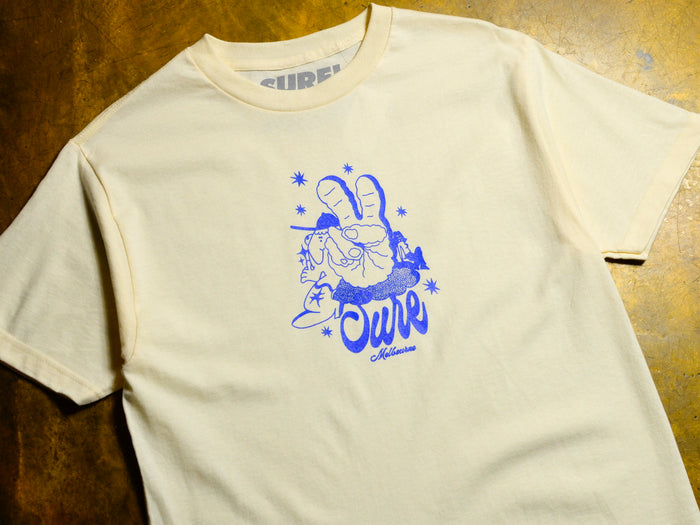 Peace Out T-Shirt - Cream