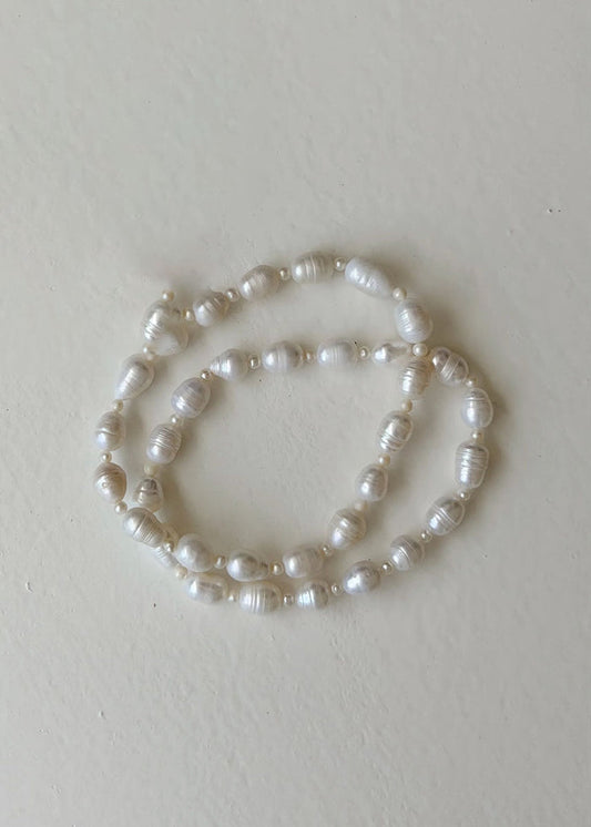 Pearly Anklet - All White Pearl