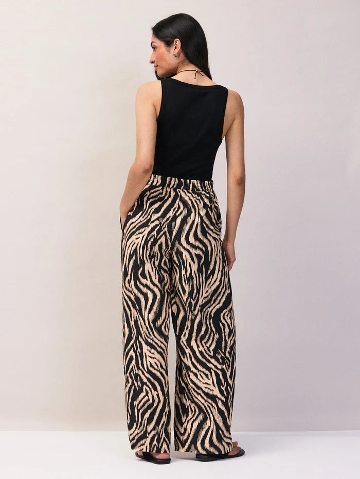 Zebra Print Trousers Co-Ord Set