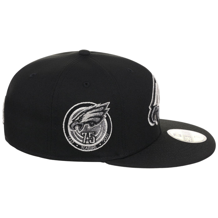Philadelphia Eagles NFL Liquid Titanium New Era 59FIFTY