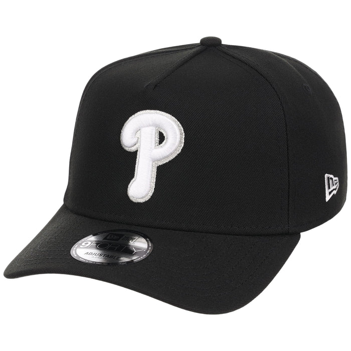 Philadelphia Phillies MLB Black x White FASHION CORE New Era 9FORTY A-Frame