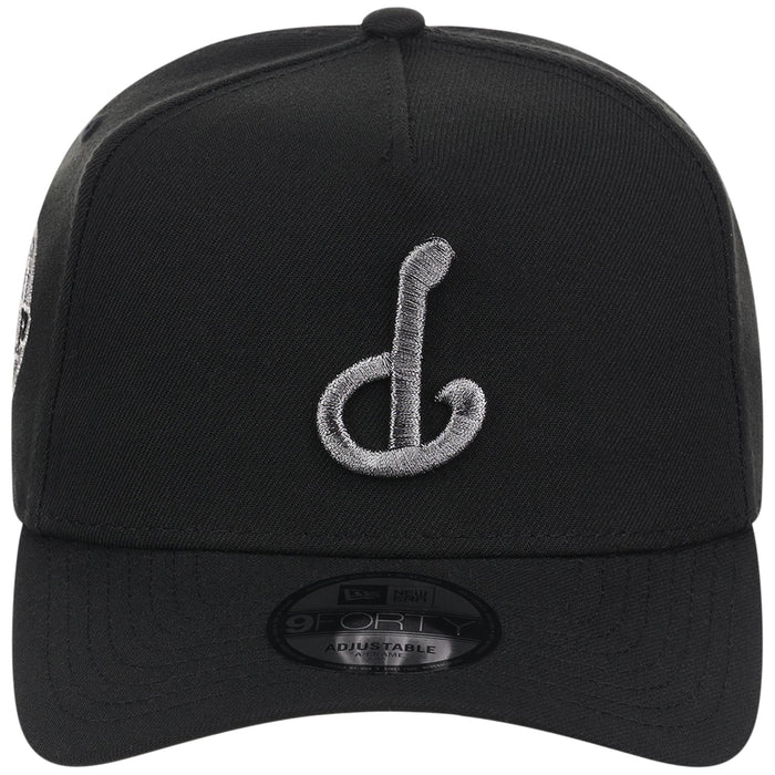Philadelphia Phillies MLB Flipmode 2.0 Liquid Titanium New Era 9FORTY A-Frame (Black/Black/Gray)