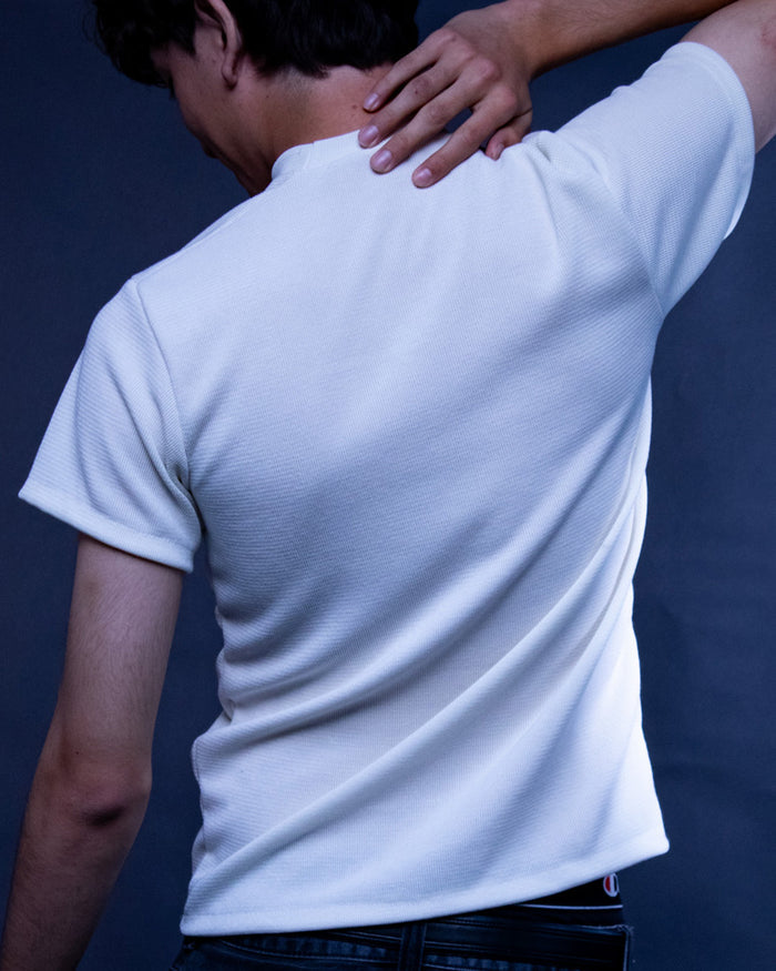 Playera White Texture