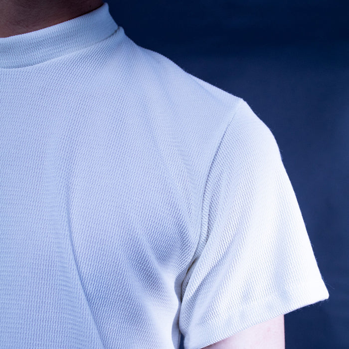 Playera White Texture
