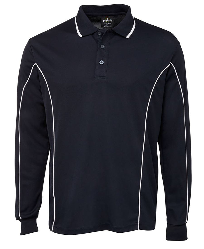 Podium L/S Piping Polo 7PIPL