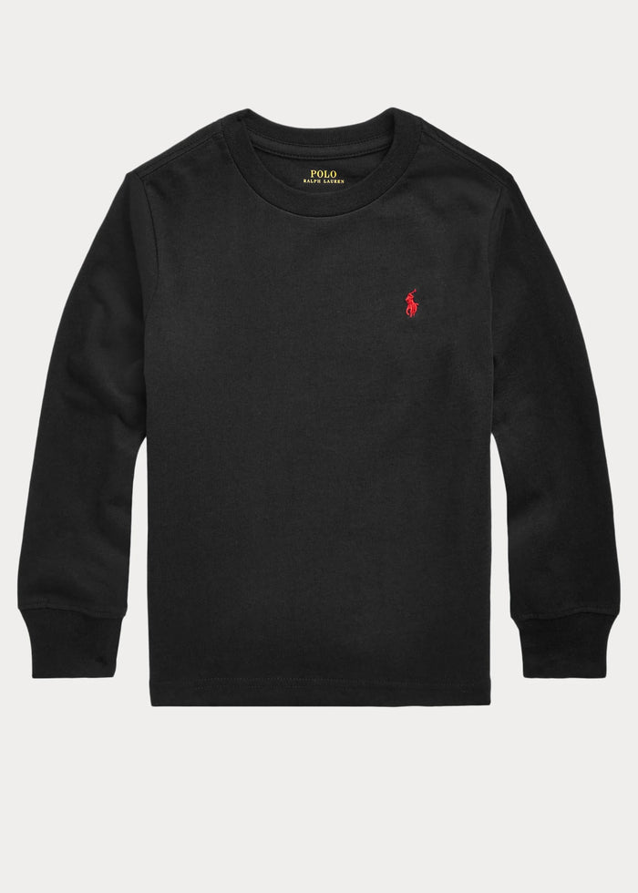 POLO RALPH LAUREN KIDS long-sleeved cotton T-shirt