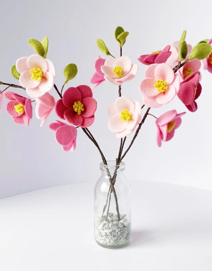 Posy Collection: Cherry Blossom Felt Flower Craft Kit, The Handmade Florist
