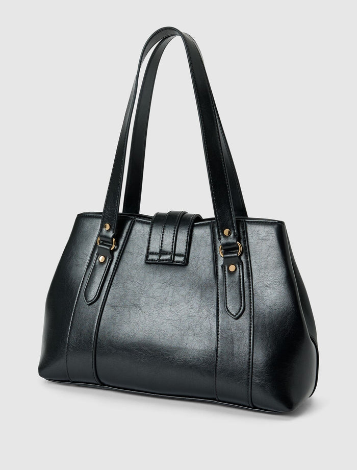 Riley Retro Lock Tote Bag Forever New