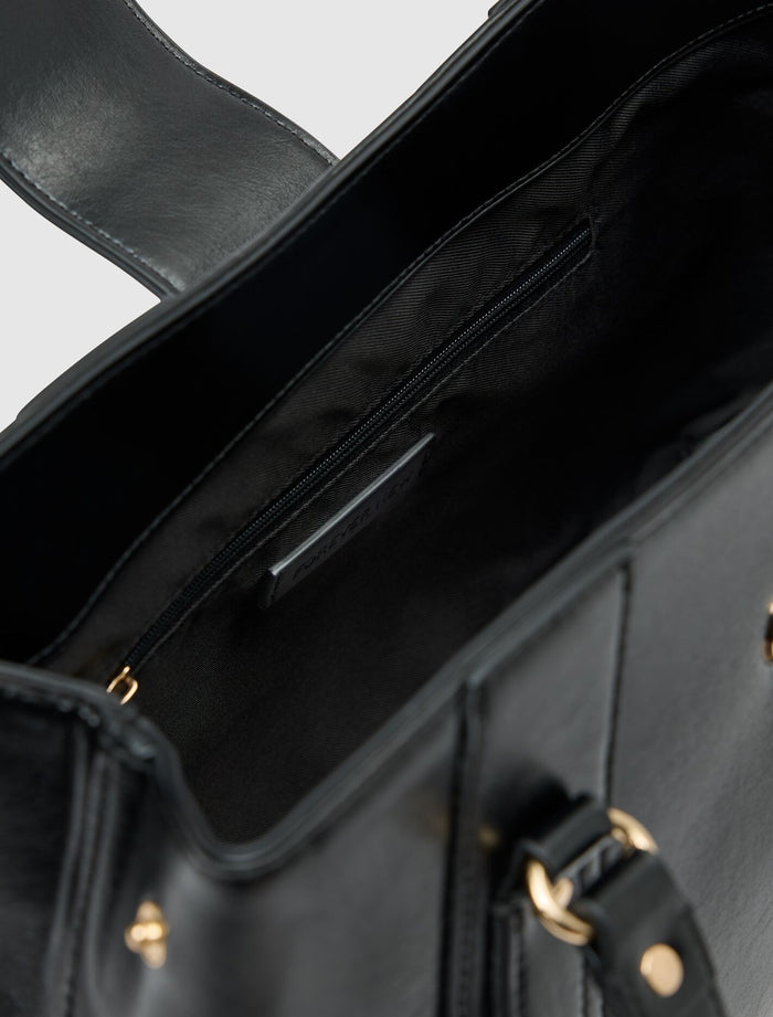 Riley Retro Lock Tote Bag Forever New