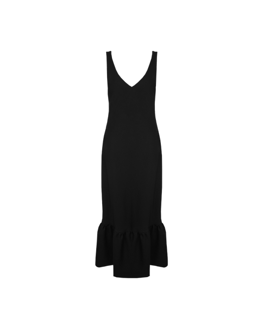 ROBIN PUFF DRESS BLACK