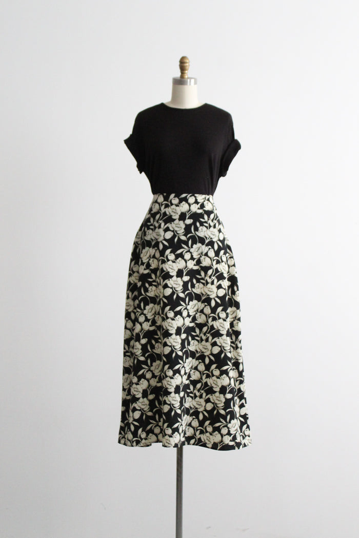 rose garden maxi skirt