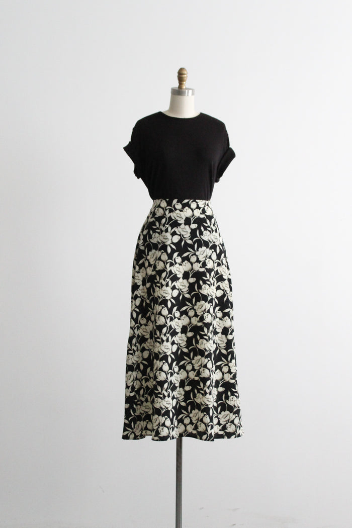 rose garden maxi skirt