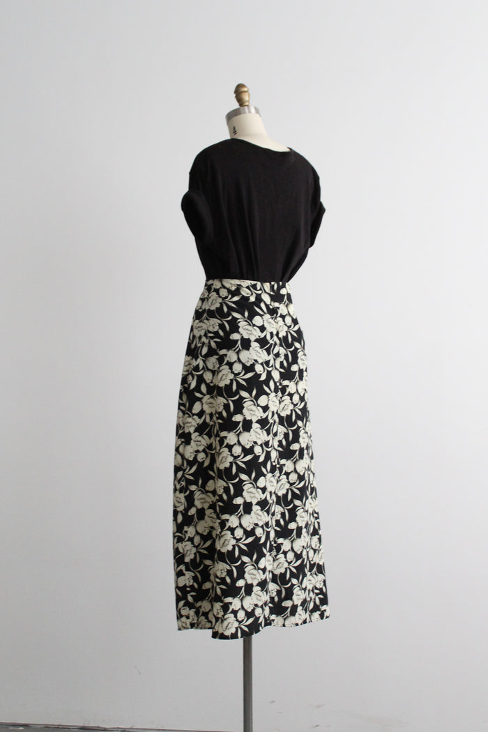 rose garden maxi skirt