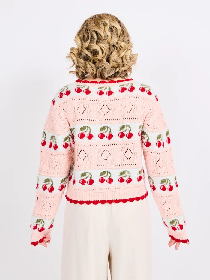 Sadie & Sage Cherry ON Top Sweater - Crush Marketplace