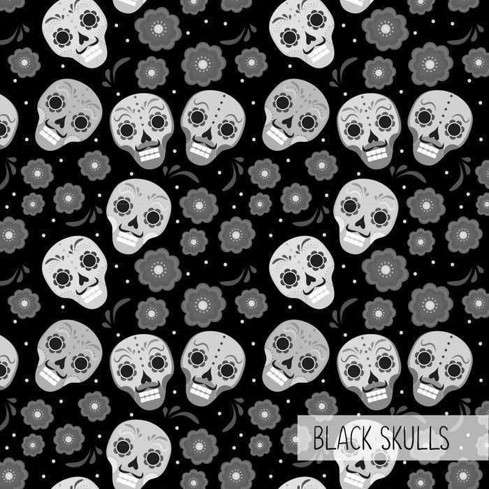 Sale Neck Sleeve | Black Skulls