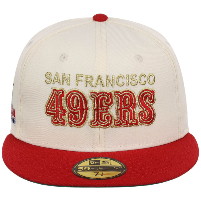 San Francisco 49ers NFL Chrome OTC New Era 59FIFTY