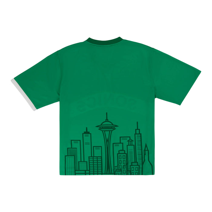 Seattle Supersonics NBA Goal Line Soccer Jersey Mitchell & Ness Collection