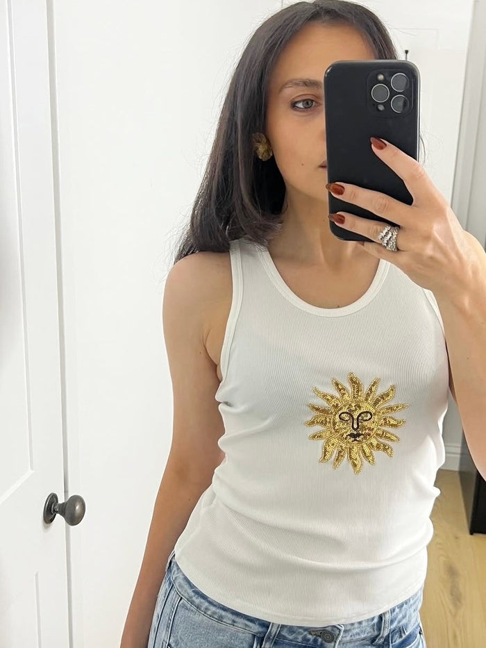 SEQUIN SUN VEST