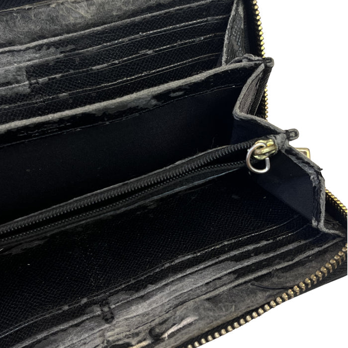 COACH Signature Zip Around Peněženka (hnědo/černá)