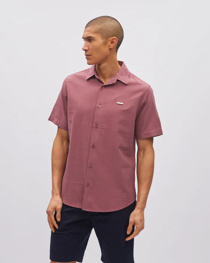 Silvano SS Shirt Smokey Mauve