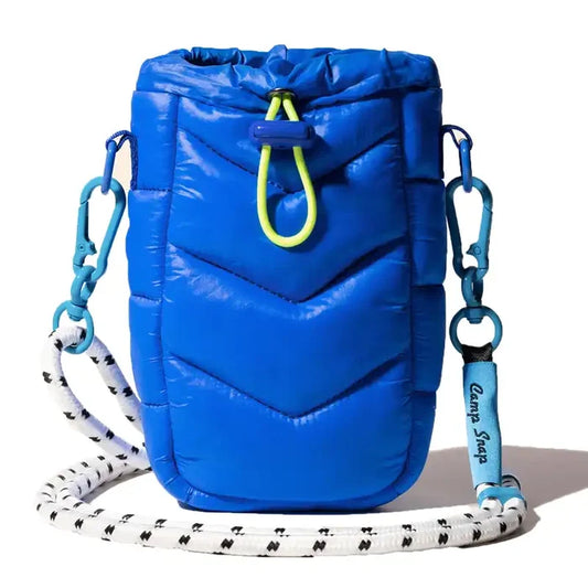 Blue Sleeping Bag Camera Bag for Camp Snap Cameras