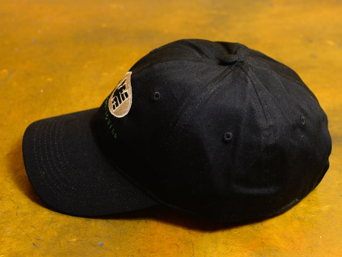 SM Oval Embroidered Cap - Black / White